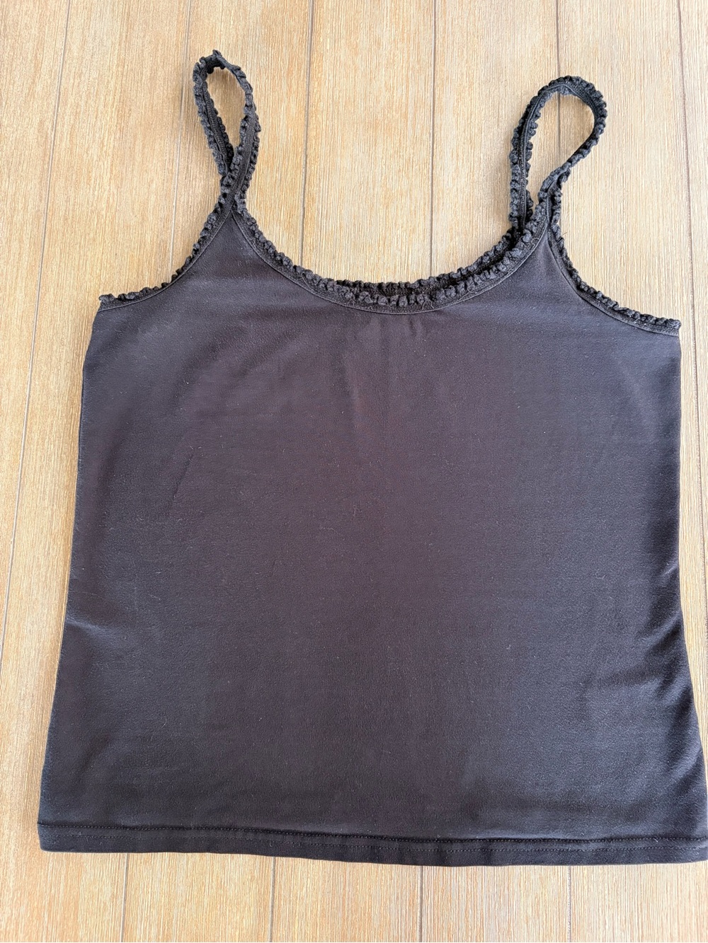 🌸Black Lace-Trim Camisole Tank Top🌸